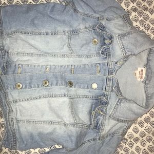 White wash jean jacket